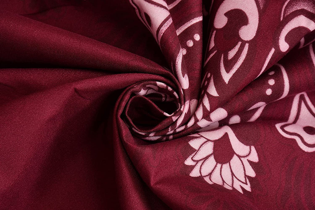 Premium Cotton 210 TC Printed Flat Queen size Bedsheets with 2 Pillow Covers | by Home Collective