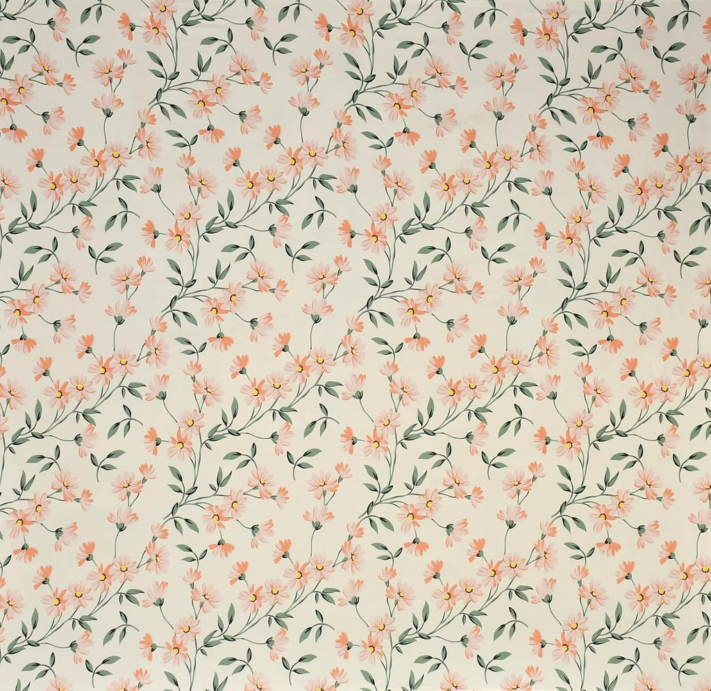 Premium all over Flower Printed|210 Tc Cotton Queen size Bedsheet set (Buy 1 Get 1 Free)